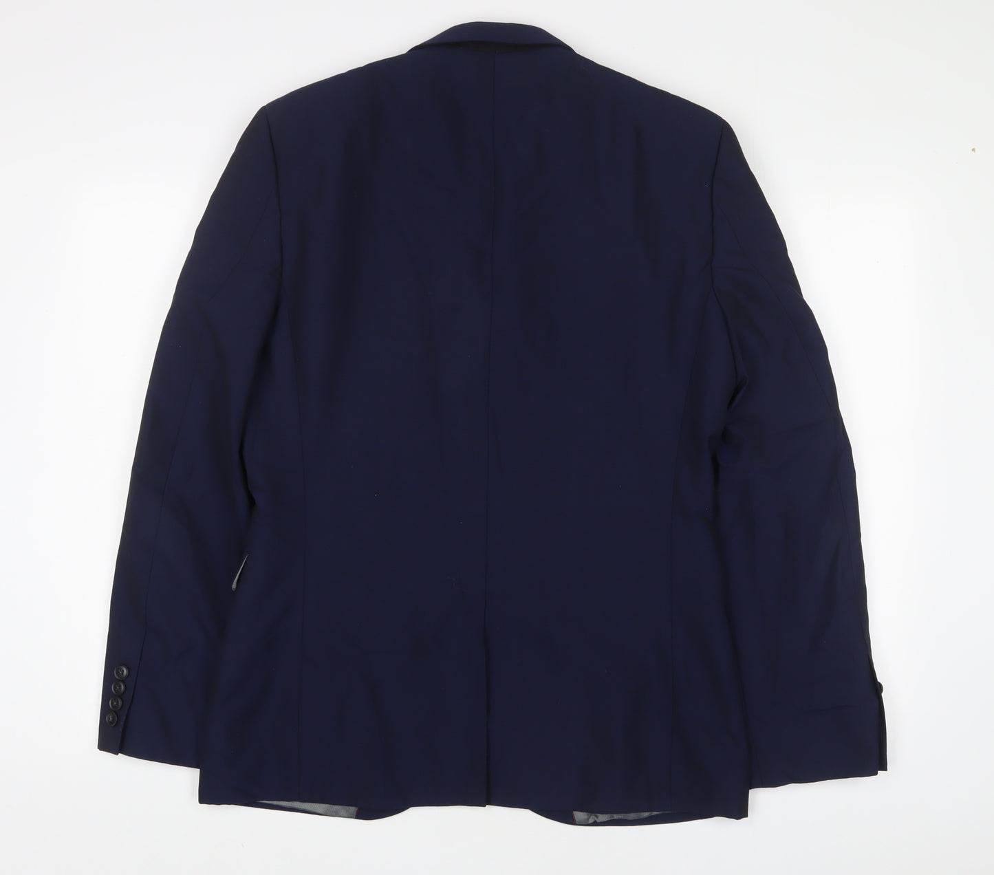 NEXT Mens Blue Wool Jacket Suit Jacket Size 40 Regular