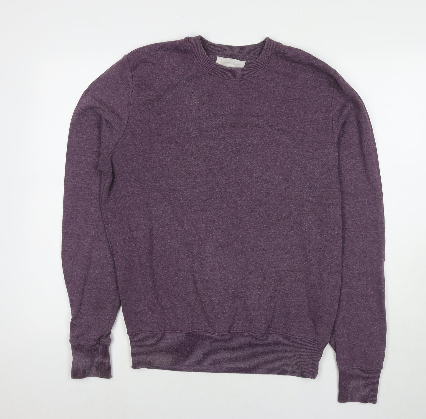 River Island Mens Purple Cotton Pullover Hoodie Size M