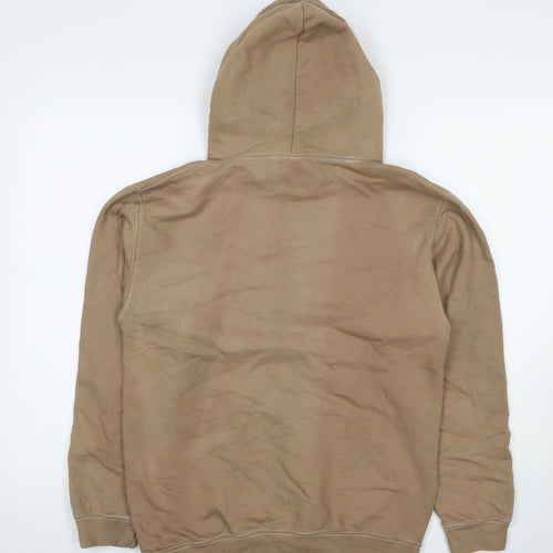 Take Two Clothing Mens Brown Polyester Pullover Hoodie Size S - Logo