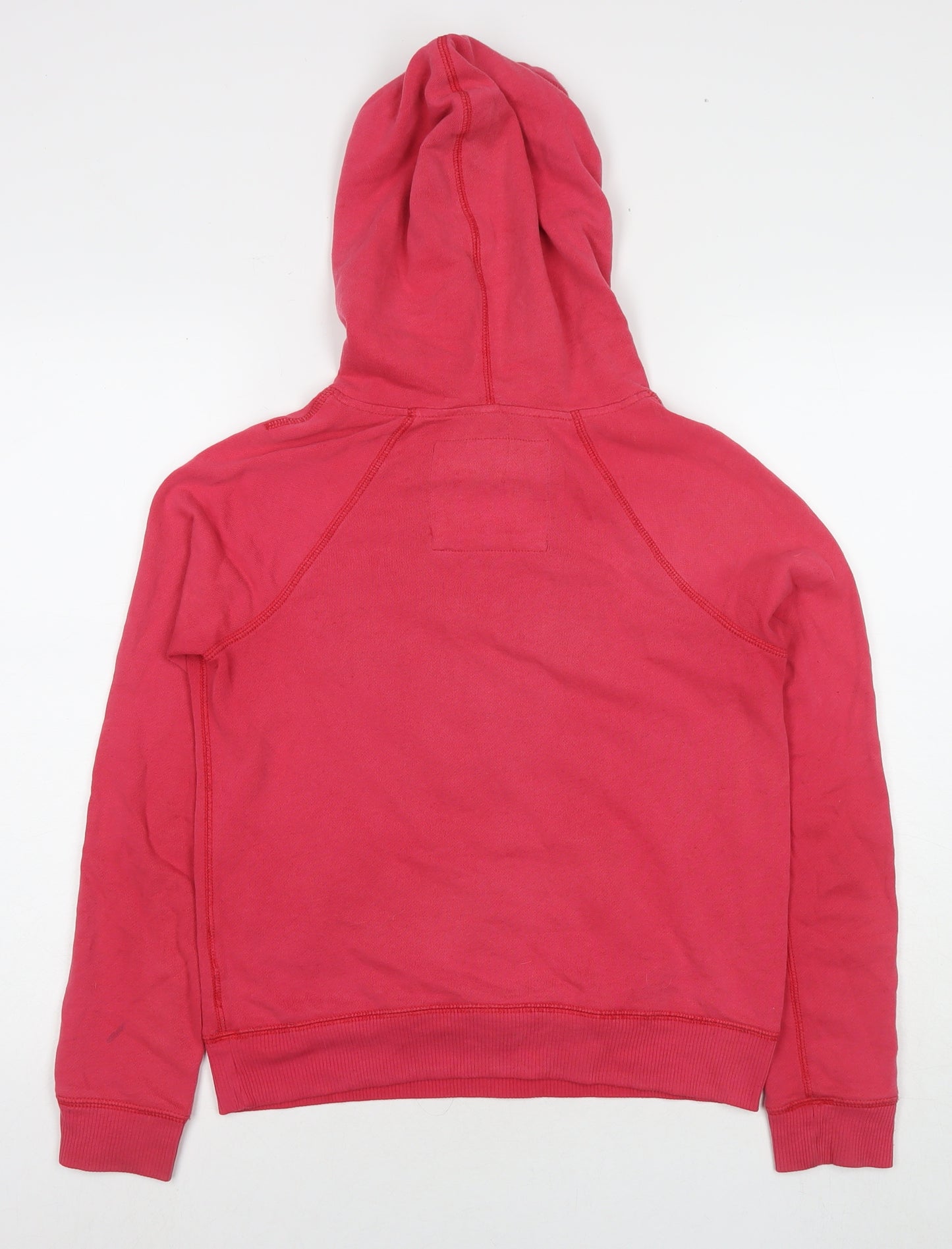 Abercrombie & Fitch Womens Pink Cotton Pullover Hoodie Size S Pullover - Logo