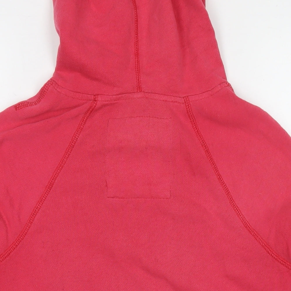 Abercrombie & Fitch Womens Pink Cotton Pullover Hoodie Size S Pullover - Logo