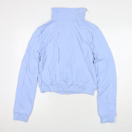 PT2 Womens Blue Polyester Full Zip Sweatshirt Size S Zip
