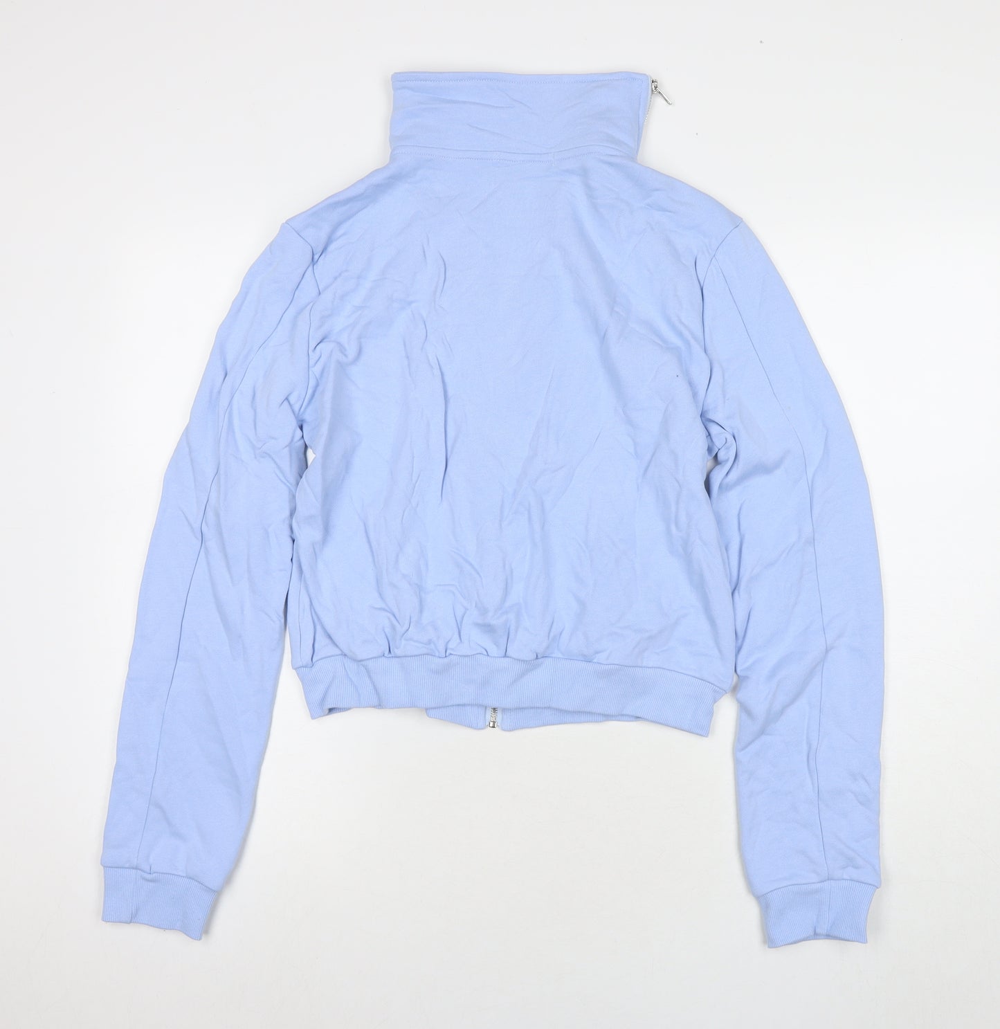 PT2 Womens Blue Polyester Full Zip Sweatshirt Size S Zip