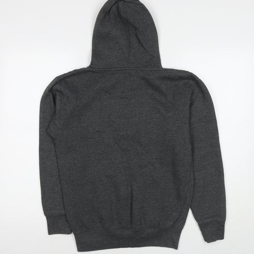 Zone One Womens Grey Cotton Pullover Hoodie Size S Pullover