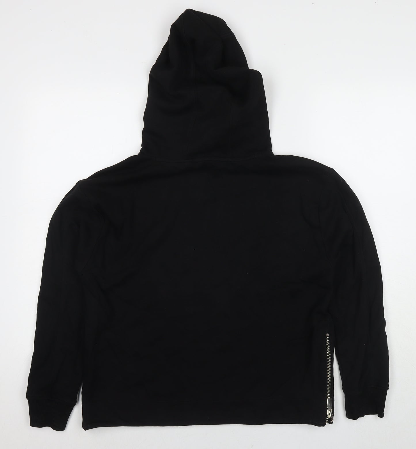 NEXT Womens Black Cotton Pullover Hoodie Size M Pullover