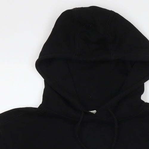 NEXT Womens Black Cotton Pullover Hoodie Size M Pullover
