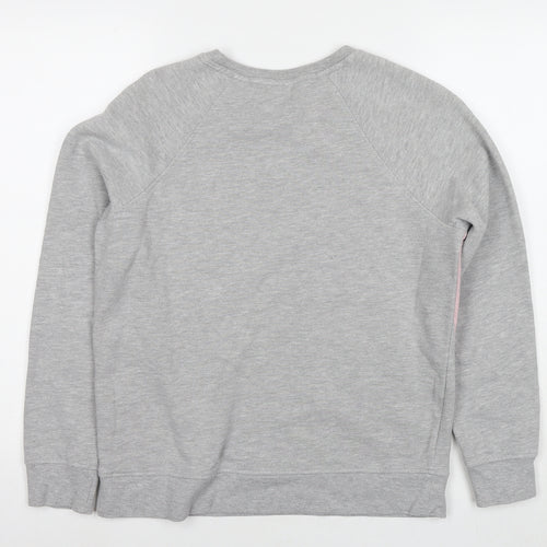 NEXT Womens Grey Cotton Pullover Sweatshirt Size S Pullover