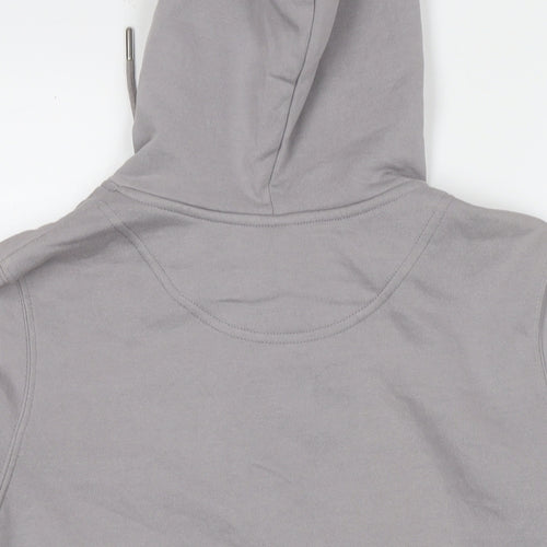 H&M Mens Beige Cotton Full Zip Hoodie Size S