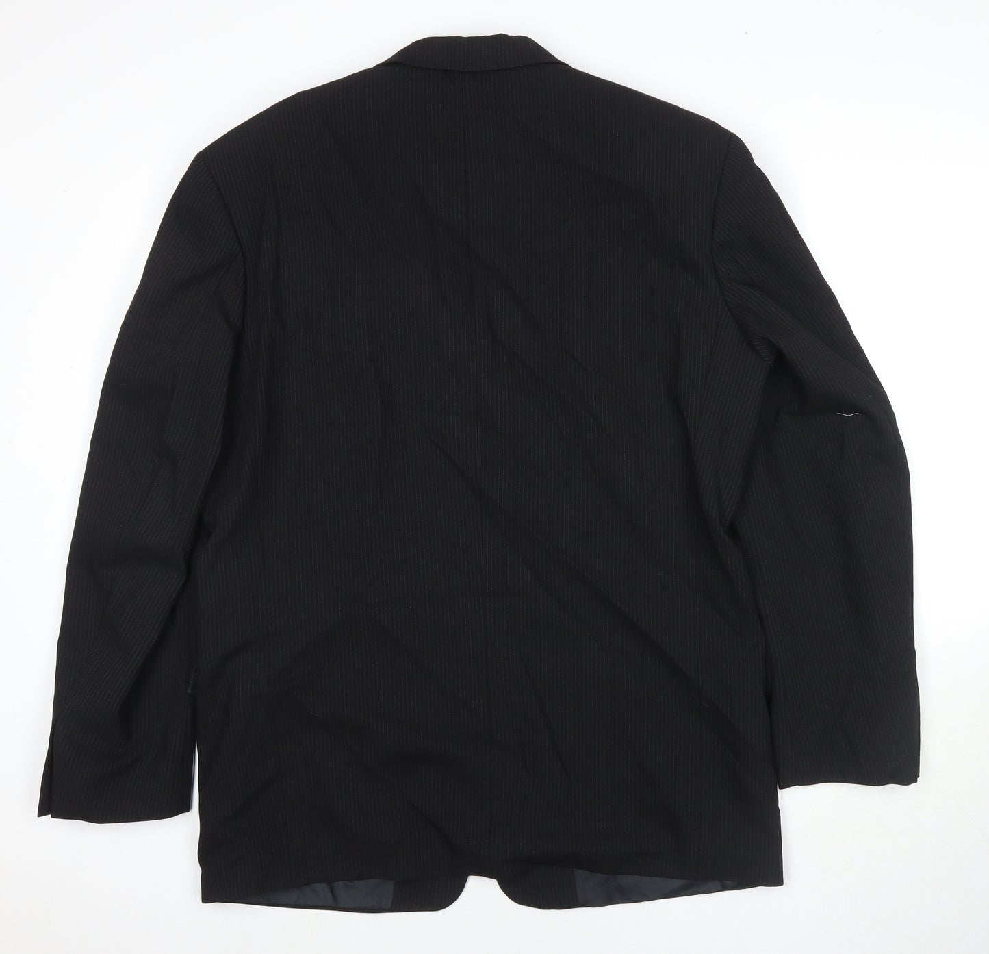 Ciro Citterio Mens Black Wool Jacket Suit Jacket Size 40 Regular