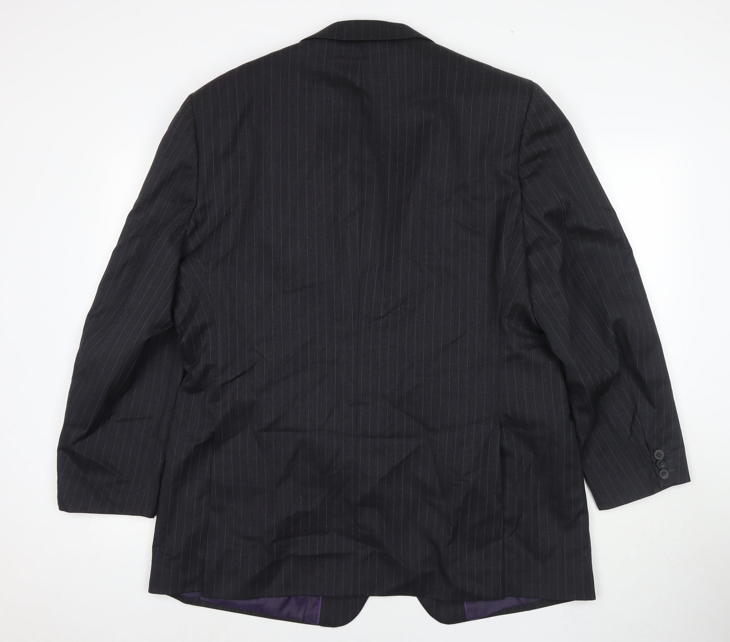 Greenwoods Mens Grey Wool Jacket Suit Jacket Size 46 Regular