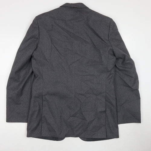 Centaur Mens Grey Wool Jacket Suit Jacket Size 40 Regular