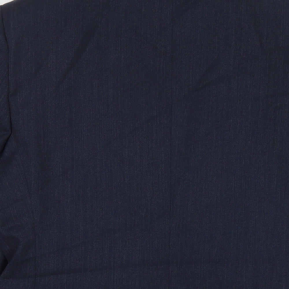 Marks and Spencer Mens Blue Wool Jacket Suit Jacket Size 38 Regular