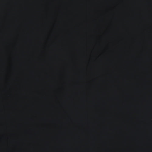 Topman Mens Black Polyester Jacket Suit Jacket Size 46 Regular
