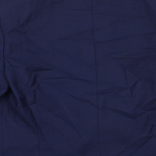 Dimentions Womens Blue Jacket Blazer Size 14 Button