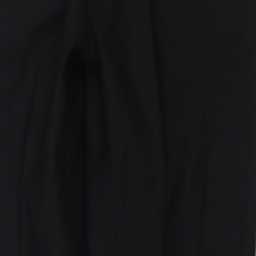 Premiere Mens Black Polyester Dress Pants Trousers Size 36 in L30 in Regular Zip - Short