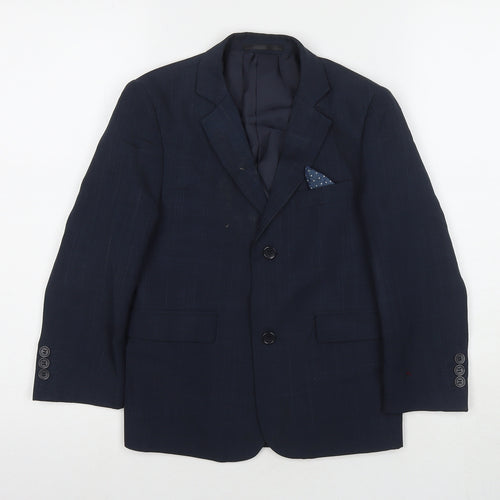 Cenario Boys Blue Jacket Blazer Size 7 Years Button