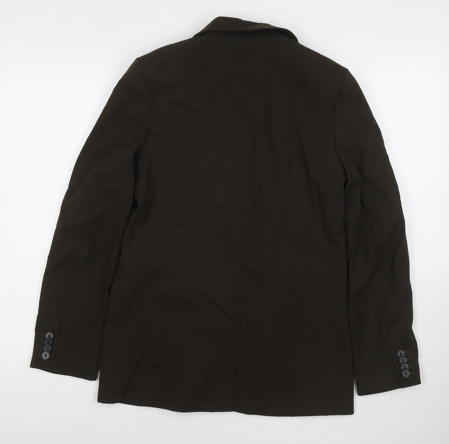H&M Womens Green Jacket Blazer Size XS Button