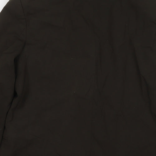 H&M Womens Green Jacket Blazer Size XS Button