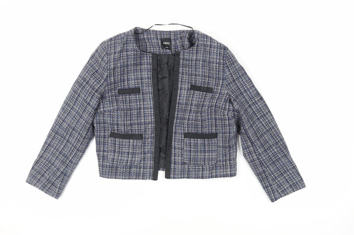 Oasis Womens Blue Jacket Size 10 - Open