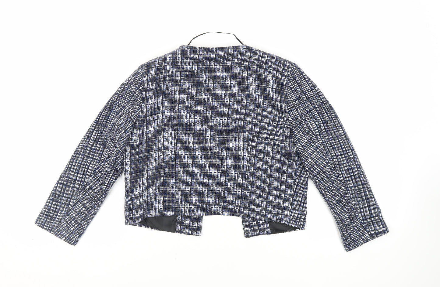 Oasis Womens Blue Jacket Size 10 - Open