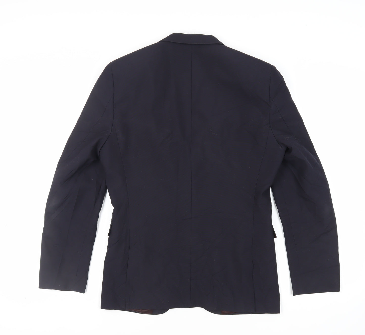 NEXT Mens Blue Polyester Jacket Suit Jacket Size 38 Regular