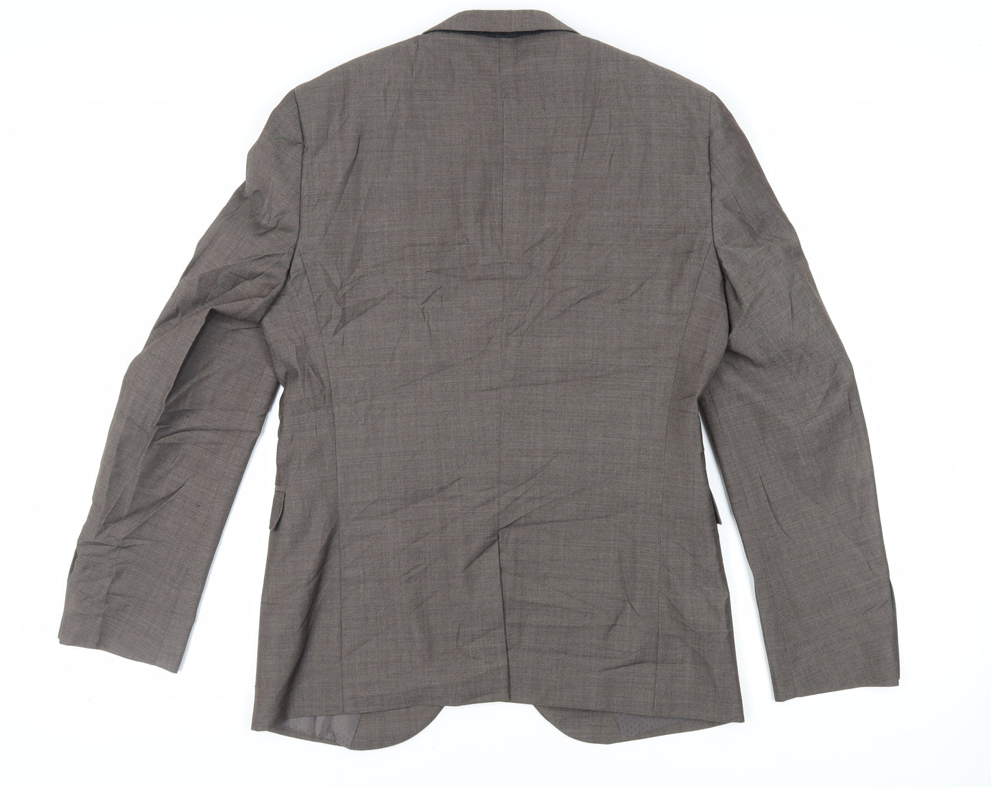NEXT Mens Brown Wool Jacket Suit Jacket Size 38 Regular