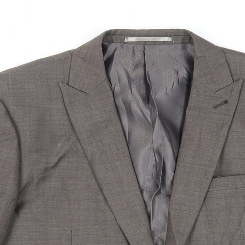 NEXT Mens Brown Wool Jacket Suit Jacket Size 38 Regular