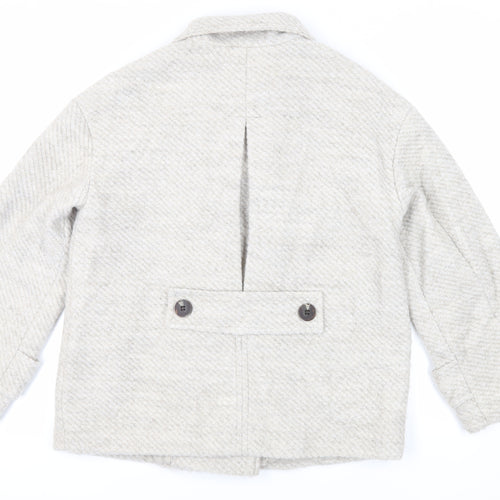 Marks and Spencer Womens Grey Jacket Size M Button