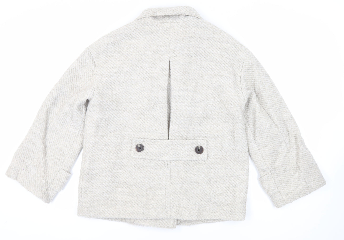 Marks and Spencer Womens Grey Jacket Size M Button