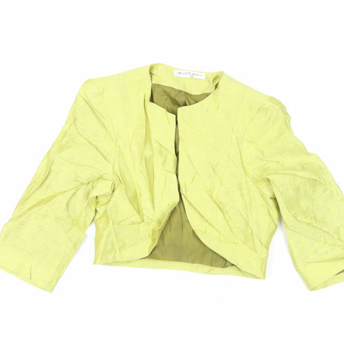 Mayfair House Womens Green Jacket Size 10 - Open