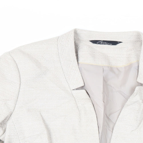 Bonmarché Womens Beige Jacket Blazer Size 14 - Open