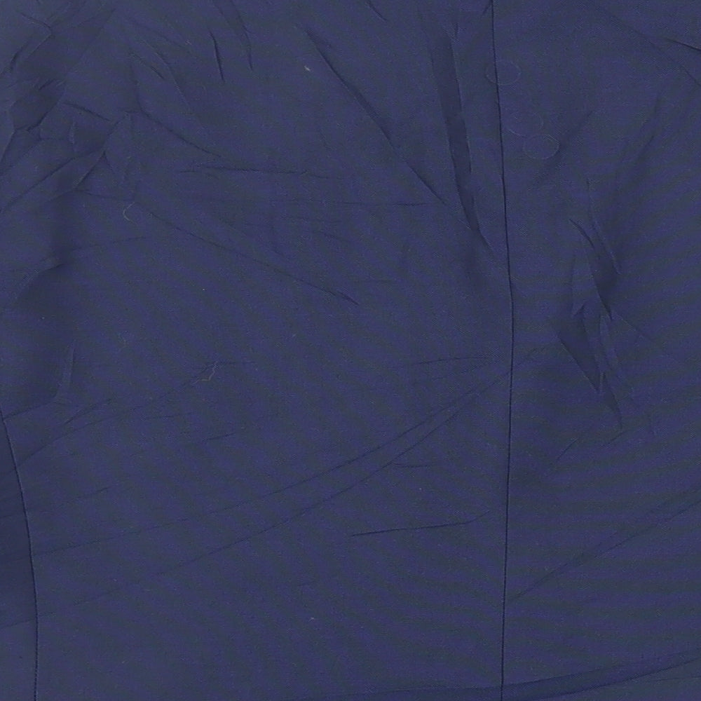 Marks and Spencer Mens Blue Polyester Jacket Suit Jacket Size 42 Regular