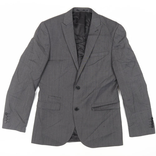 NEXT Mens Grey Wool Jacket Suit Jacket Size 38 Regular