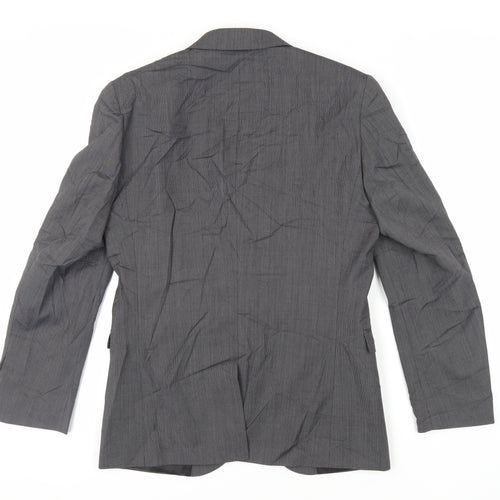 NEXT Mens Grey Wool Jacket Suit Jacket Size 38 Regular