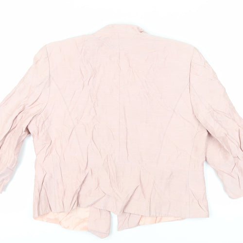 CC Womens Pink Jacket Blazer Size 18 Button