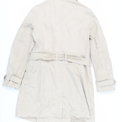 Esprit Womens Beige Trench Coat Coat Size 14 Button - Belted