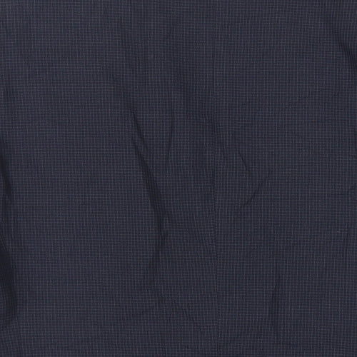 Topman Mens Blue Check Polyester Jacket Suit Jacket Size 40 Regular