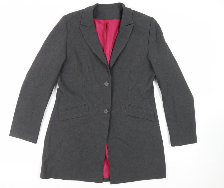 Dorothy Perkins Womens Green Jacket Blazer Size 14 Button - Vintage