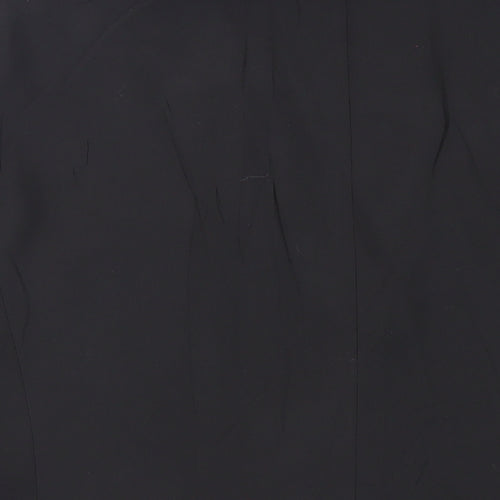 Fellini Mens Black Polyester Jacket Suit Jacket Size 46 Regular