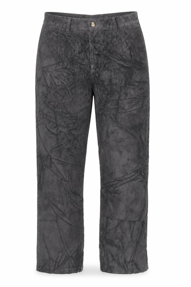 Cotton Traders Womens Grey Cotton Trousers Size 34 L29 in Regular Zip - Vintage