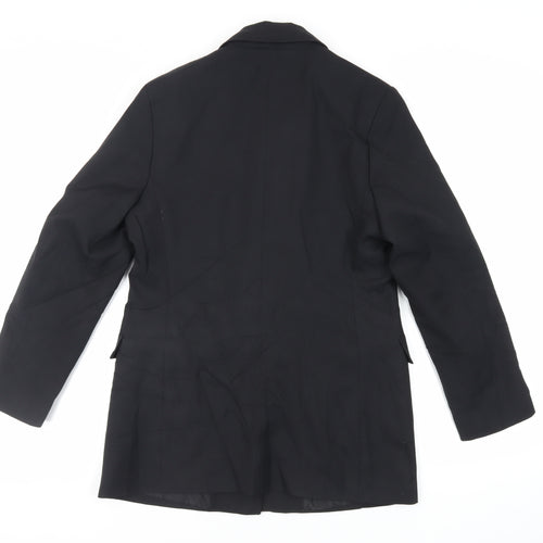Modern Classics Womens Black Jacket Blazer Size 12 Button - Vintage