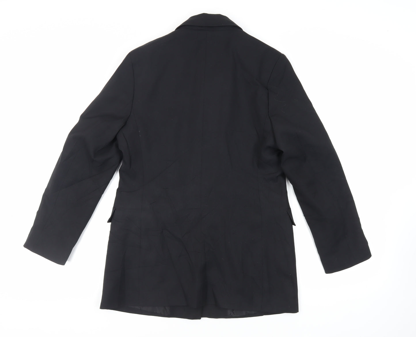 Modern Classics Womens Black Jacket Blazer Size 12 Button - Vintage