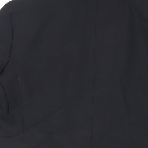 Modern Classics Womens Black Jacket Blazer Size 12 Button - Vintage