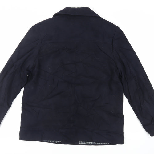 Marks and Spencer Womens Blue Jacket Size 14 Zip
