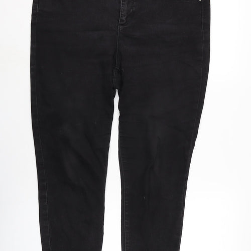 Charter Club Womens Grey Cotton Blend Skinny Jeans Size 12 L26 in Regular Zip