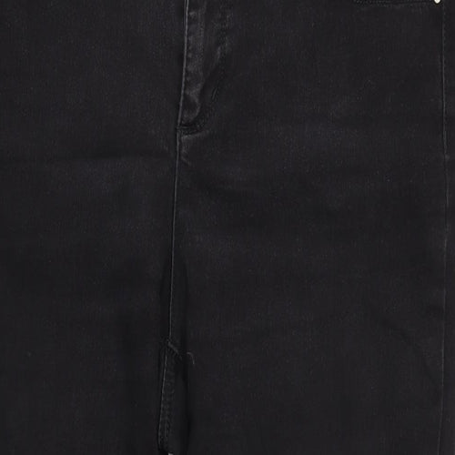 Charter Club Womens Grey Cotton Blend Skinny Jeans Size 12 L26 in Regular Zip