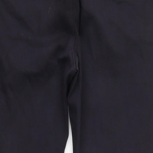 NEXT Mens Blue Cotton Trousers Size 36 in L29 in Regular Zip