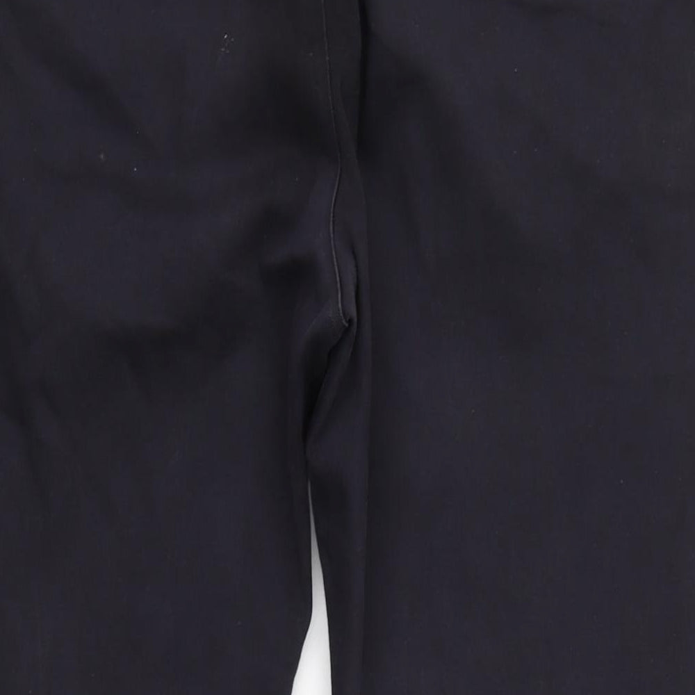 NEXT Mens Blue Cotton Trousers Size 36 in L29 in Regular Zip