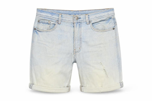 Nineteen Mens Blue Cotton Bermuda Shorts Size 30 in Regular Zip