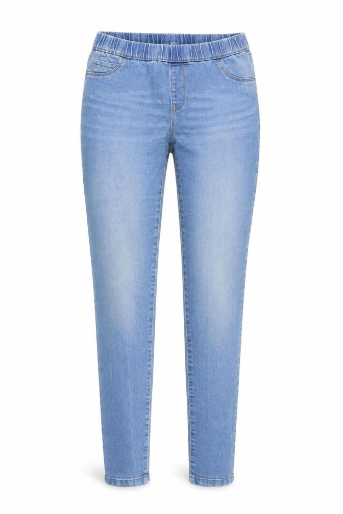 ESMARA Womens Blue Cotton Blend Jegging Jeans Size 12 L30 in Regular Zip